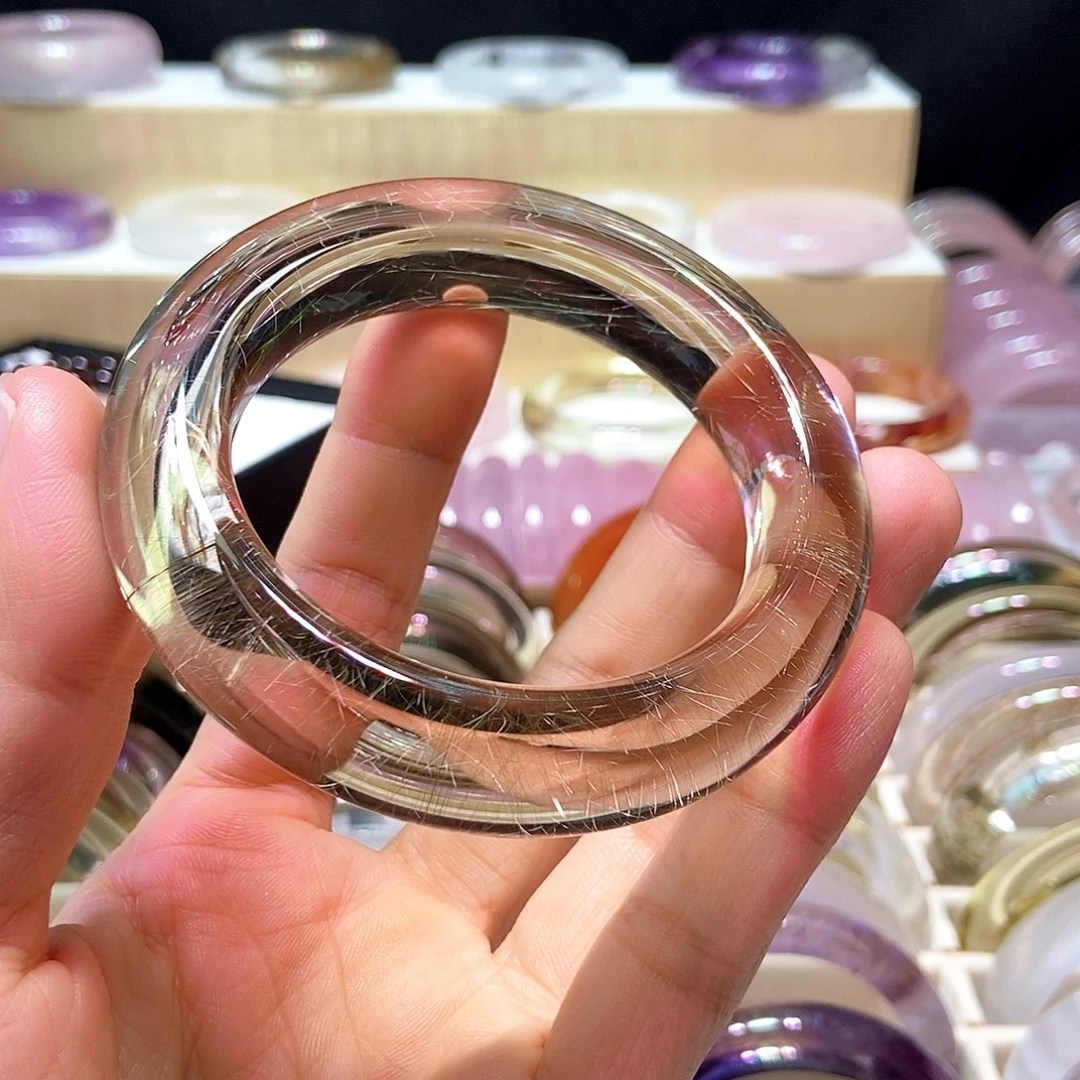 水晶未镶嵌手镯58-59圈口