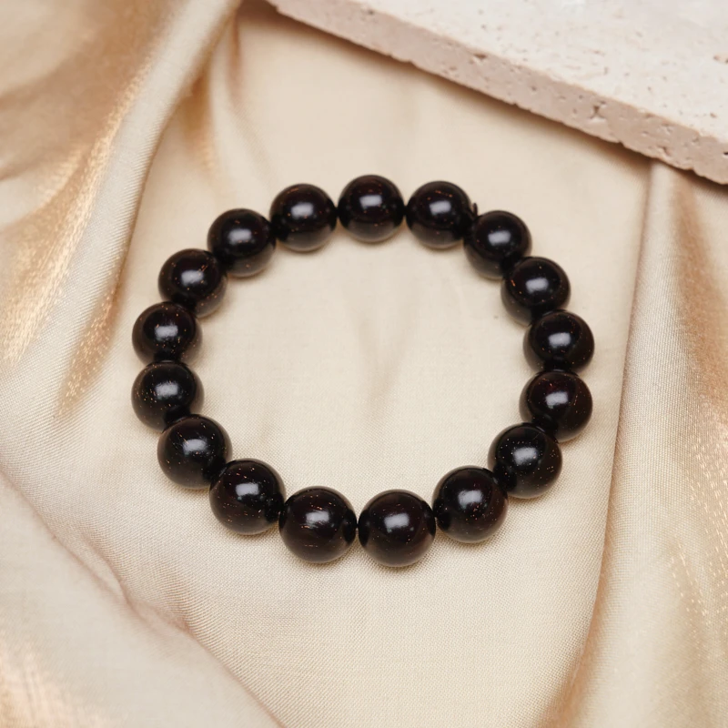 XIANYUAN/仙源【满星】小叶紫檀12mm*17颗单圈手串