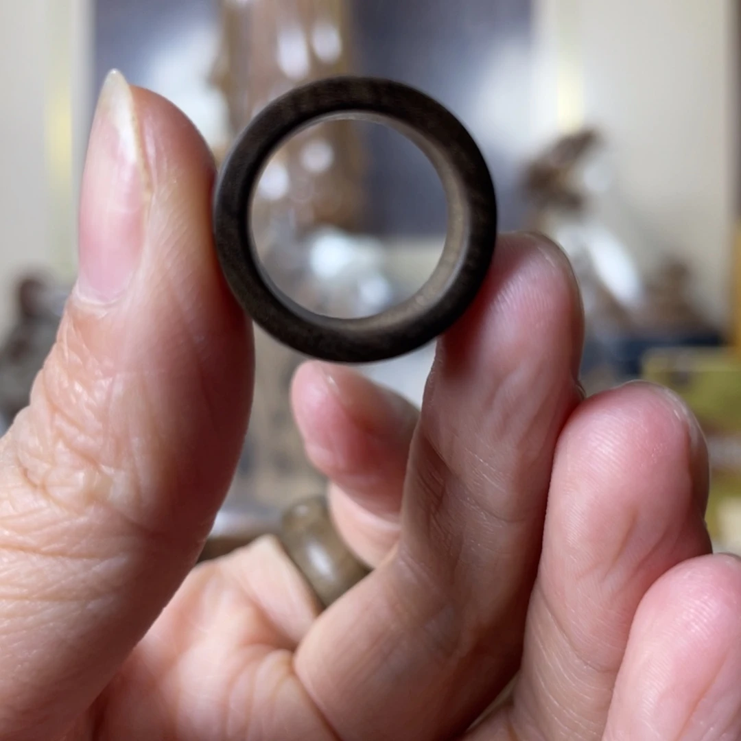 ****键檀香木其他老山檀香老料横纹阴沉14内径