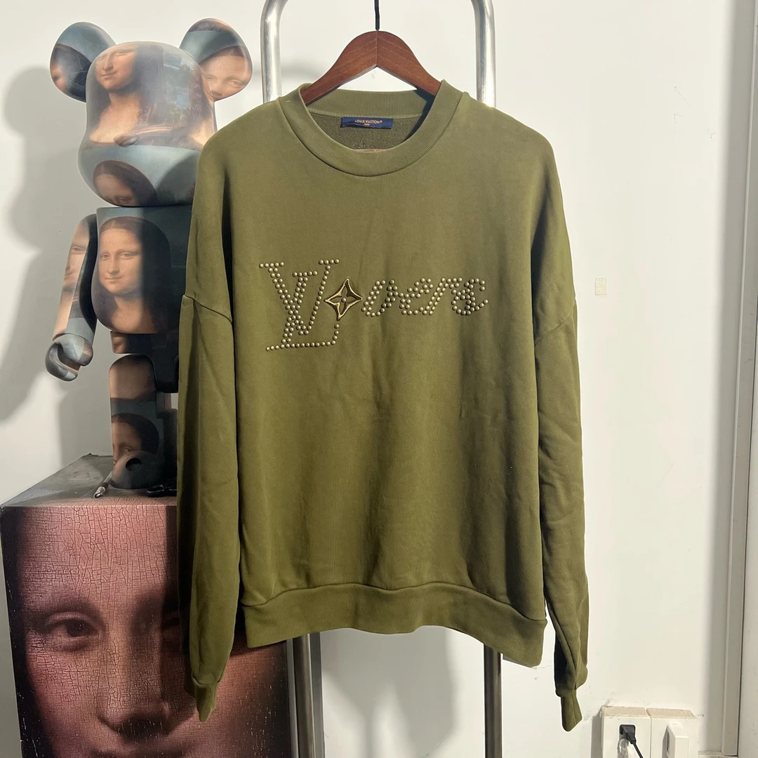 99新 LouisVuitton/路易威登 菲董串珠卫衣 AA2302尺码M 衣长69