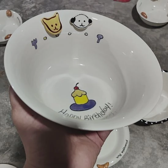 瑕疵陶瓷介意不拍65寸面碗