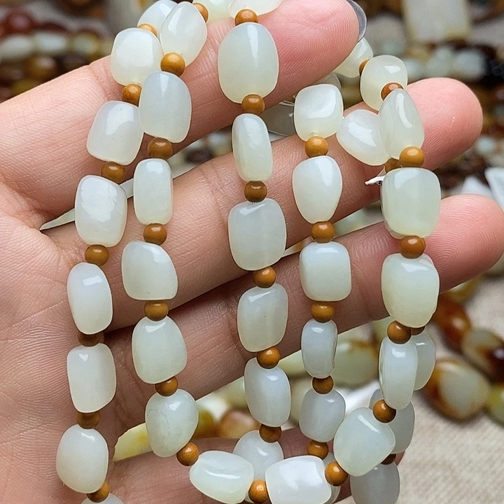 和田玉未镶嵌手链