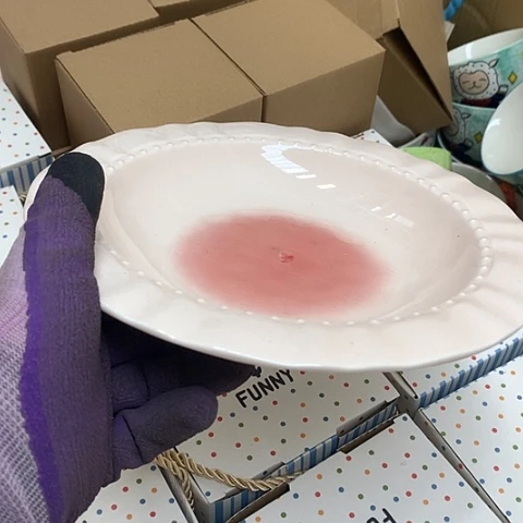 盘陶瓷制品满25拼单发货默认微瑕
