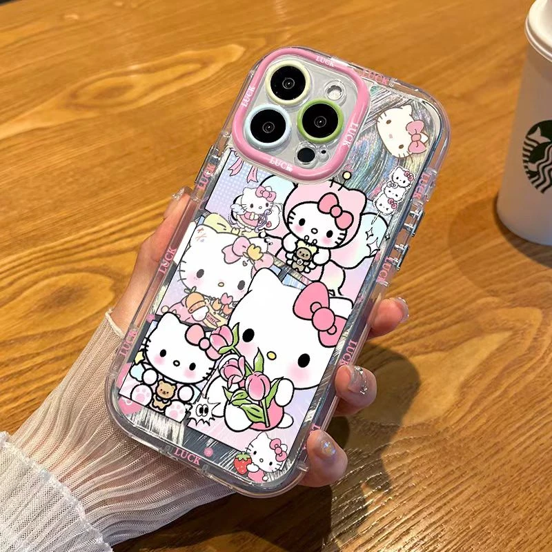 郁金香KT适用于苹果手机壳华为VIVO红米OPPO小米IQOO荣耀真我防摔