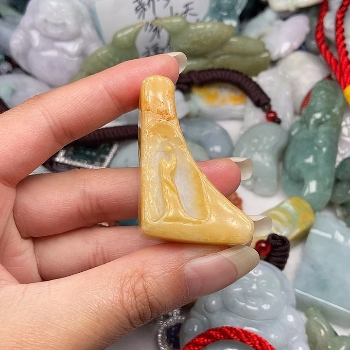 未镶嵌挂件翡翠翡翠