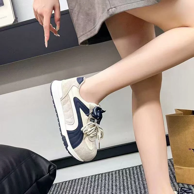 《馨馨衣橱》2025秋季新款韩版阿甘鞋休闲百搭透气女潮鞋大头丑萌鞋