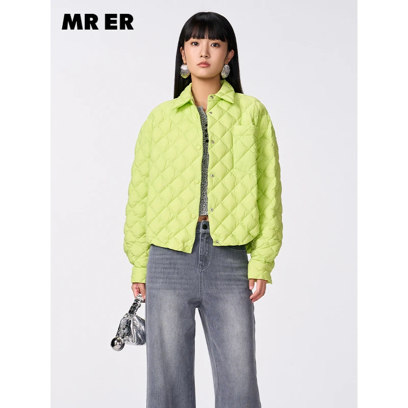 【达人专享】冬季轻薄羽绒服短款宽松外套R4D02363