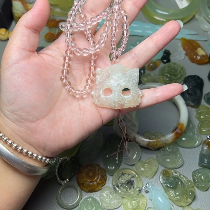 未镶嵌蛇纹石玉微瑕