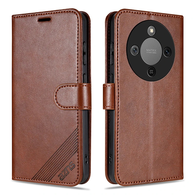 适用荣耀X70皮套手机壳荣耀x70插卡支架全包防摔保护套高端皮套