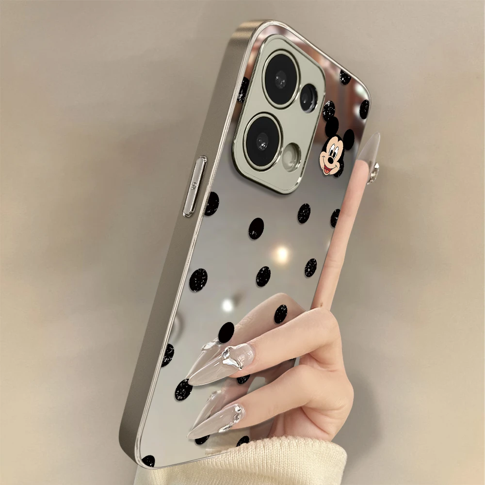 黑点米奇适用于opporeno14手机壳findx8pro保护套13/12全包11镜头