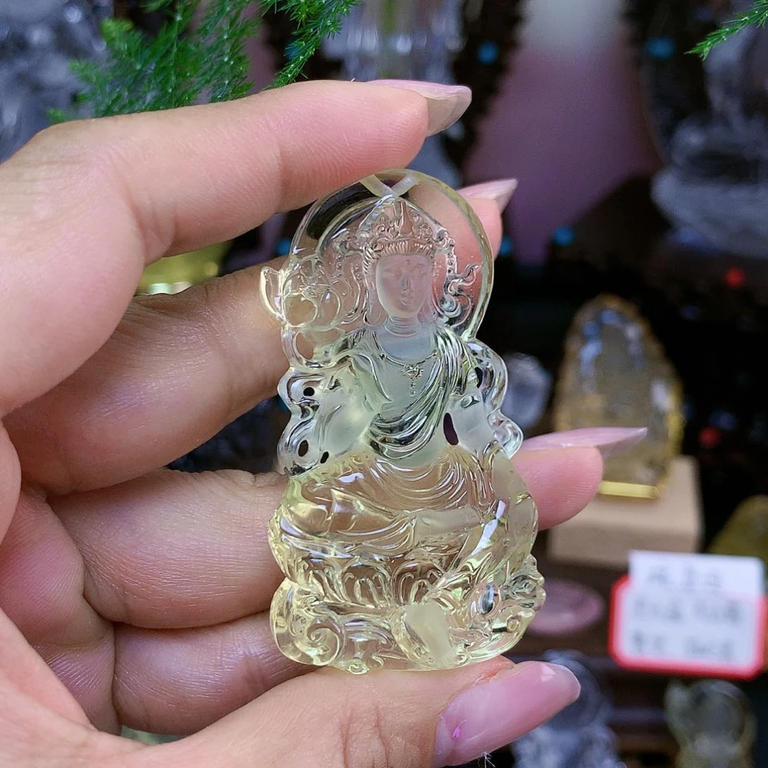 水晶颈饰未镶嵌橘*?，