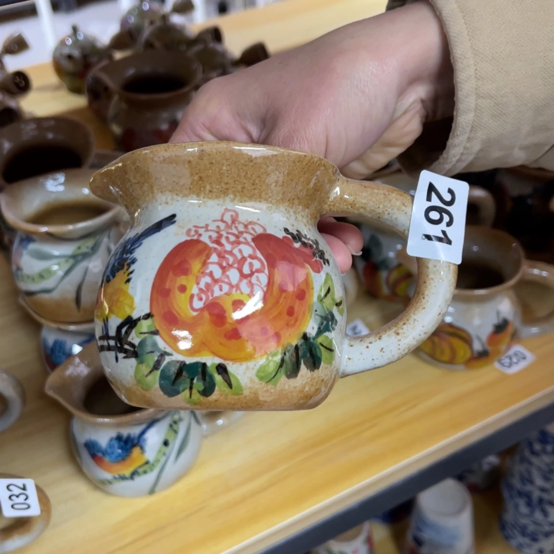 杯素浅陶瓷手工手绘