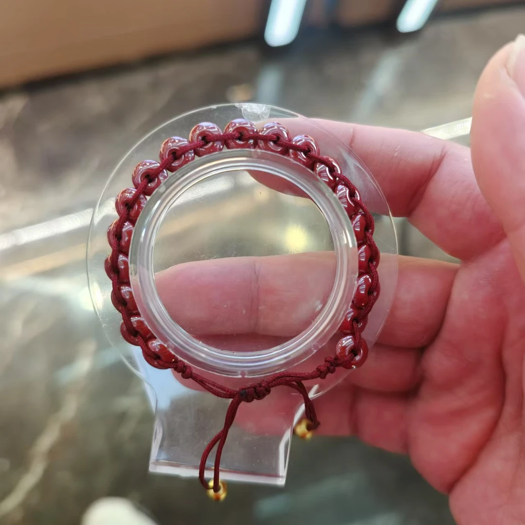 天然辰砂含辰砂工艺品朱砂手串/多样性发一件
