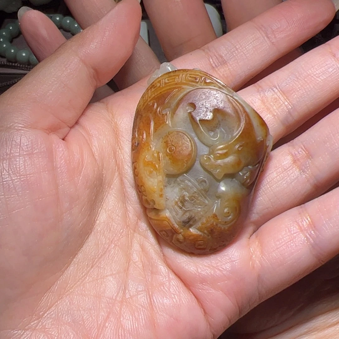 合***一颈饰未镶嵌和田玉
