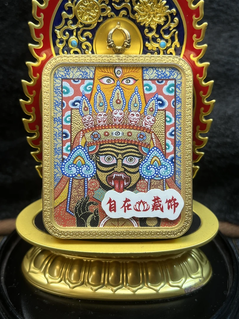 【自在·扎基拉姆】热贡唐卡/【吉·彩唐】/精工扎基拉姆唐卡