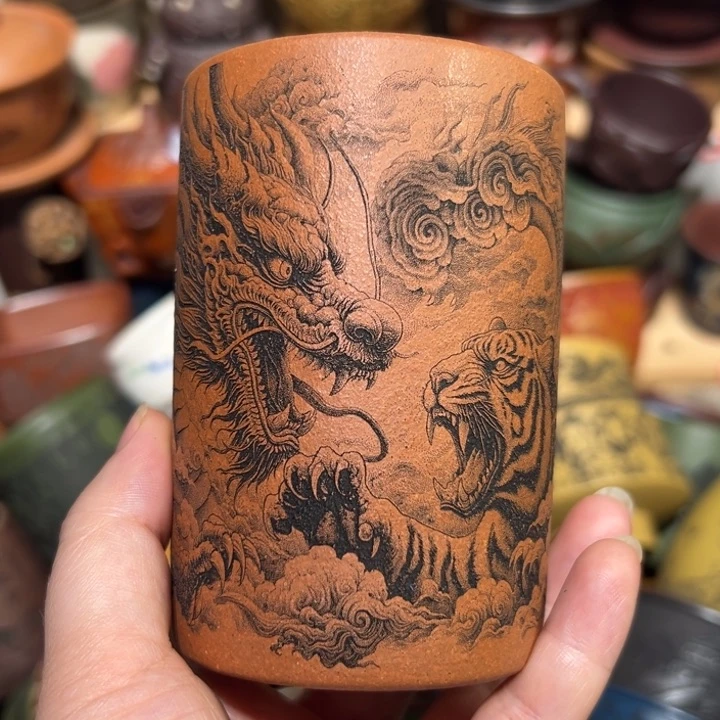 茶杯紫砂宜兴紫砂主人杯