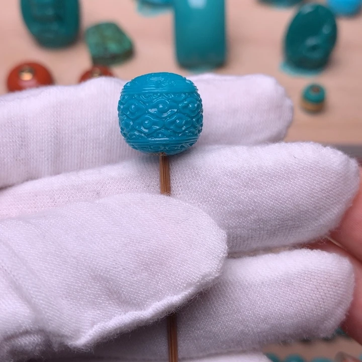 绿松石云纹13.5未镶嵌