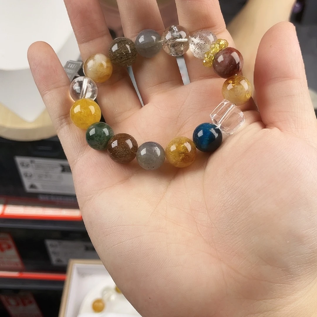 手链水晶银S925镶嵌