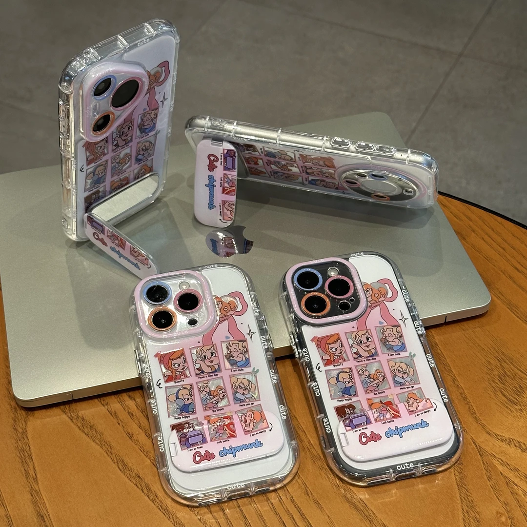 欧克里里九宫格女孩支架适用苹果16promax手机壳华为vivo小米oppo