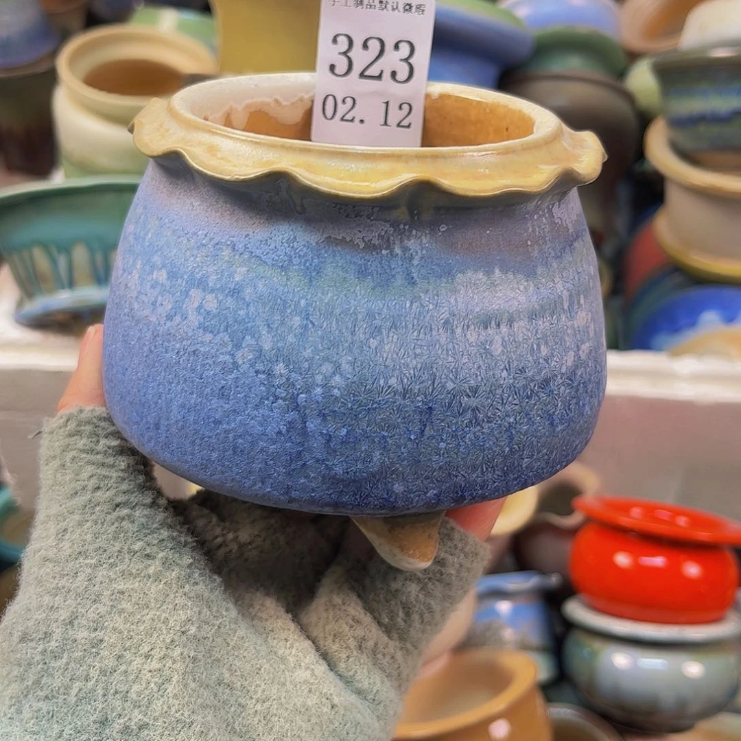 摆件养****猪景德镇陶瓷手工制作