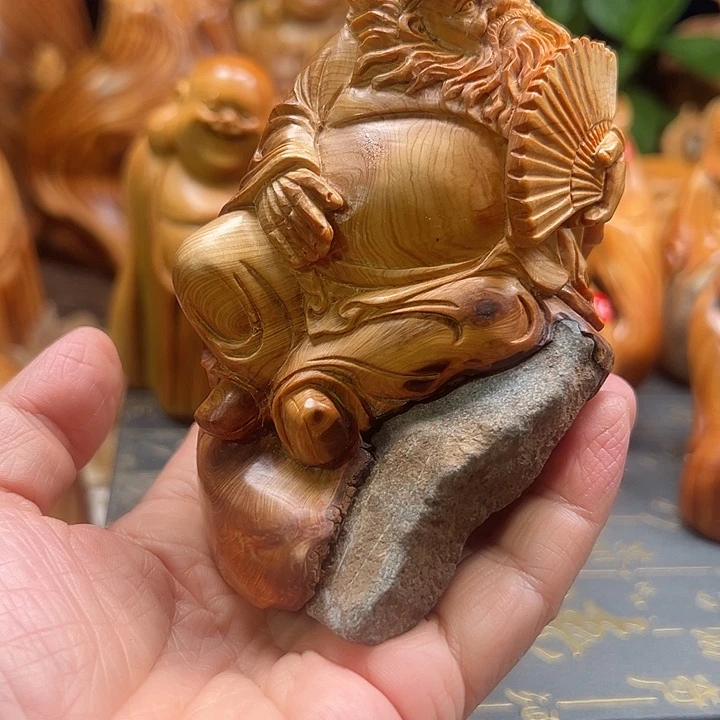 高***尚崖柏太行崖柏钟奎摆件