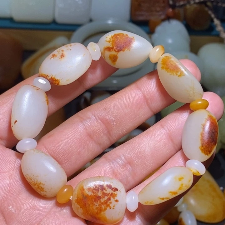 和田玉未镶嵌吊坠(不含链)