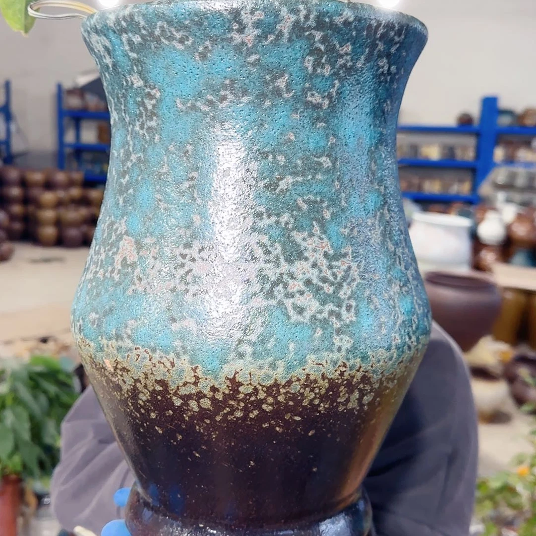 紫砂花盆高30口20