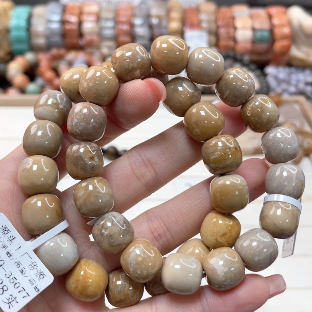 未镶嵌手链硅化珊瑚（珊瑚玉）学*126