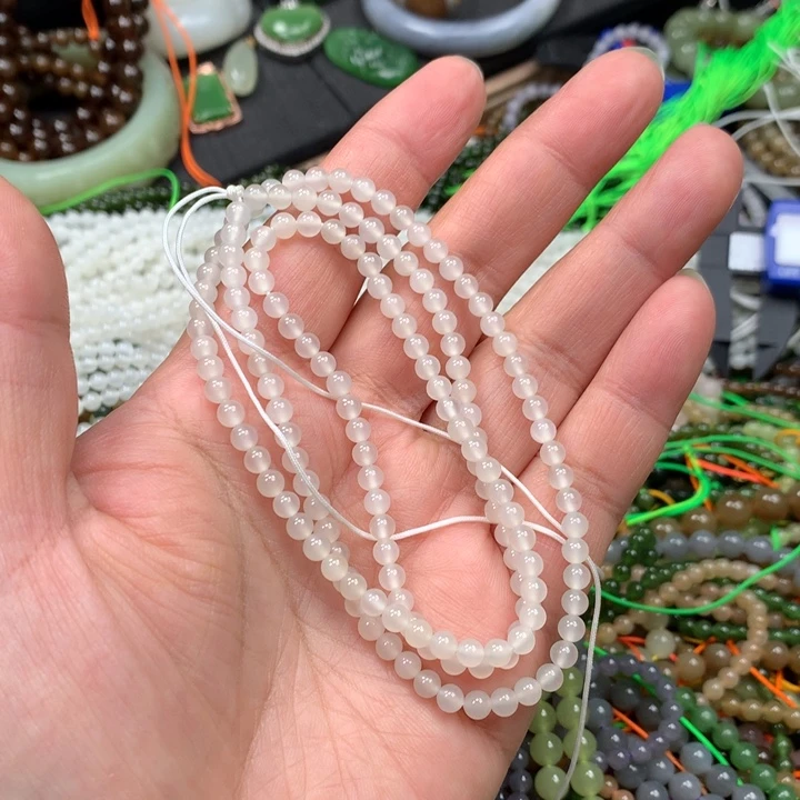 和田玉未镶嵌手链21