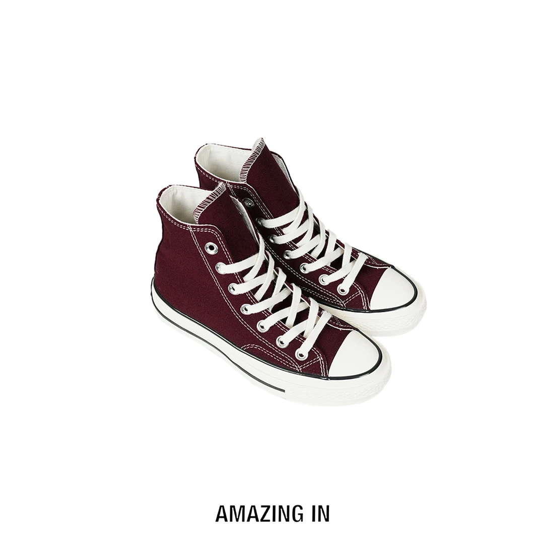 AMAZING IN | 时尚百搭 | 休闲高帮帆布鞋女 A250819-AI58CCS020