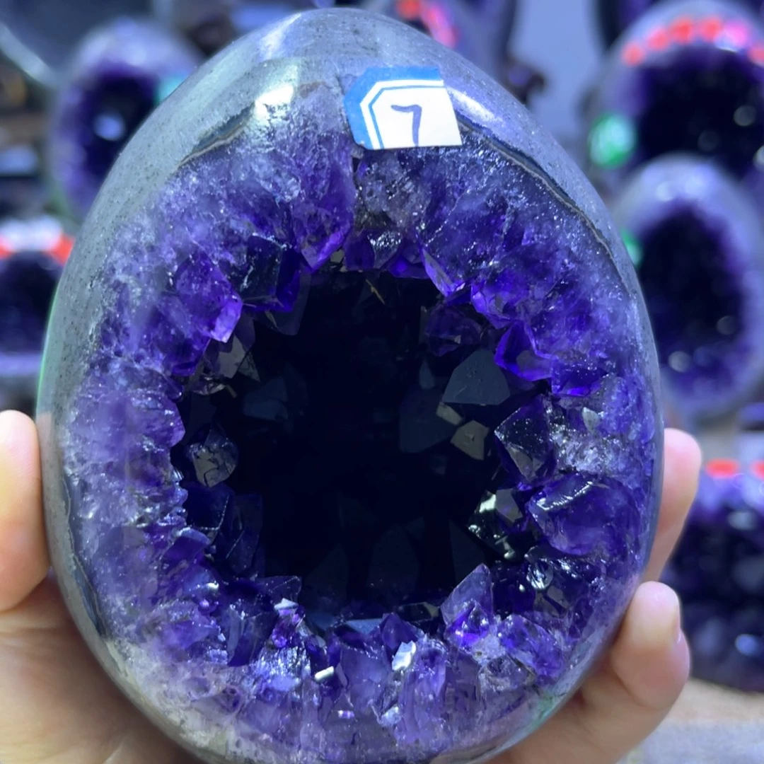 紫晶摆件未镶嵌紫水晶