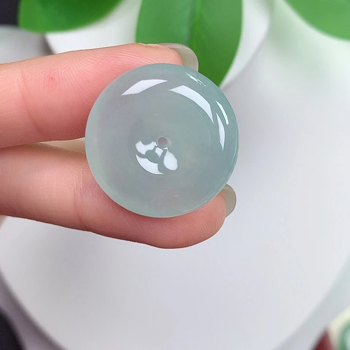 翡翠未镶嵌颈饰3:23-6.2mm