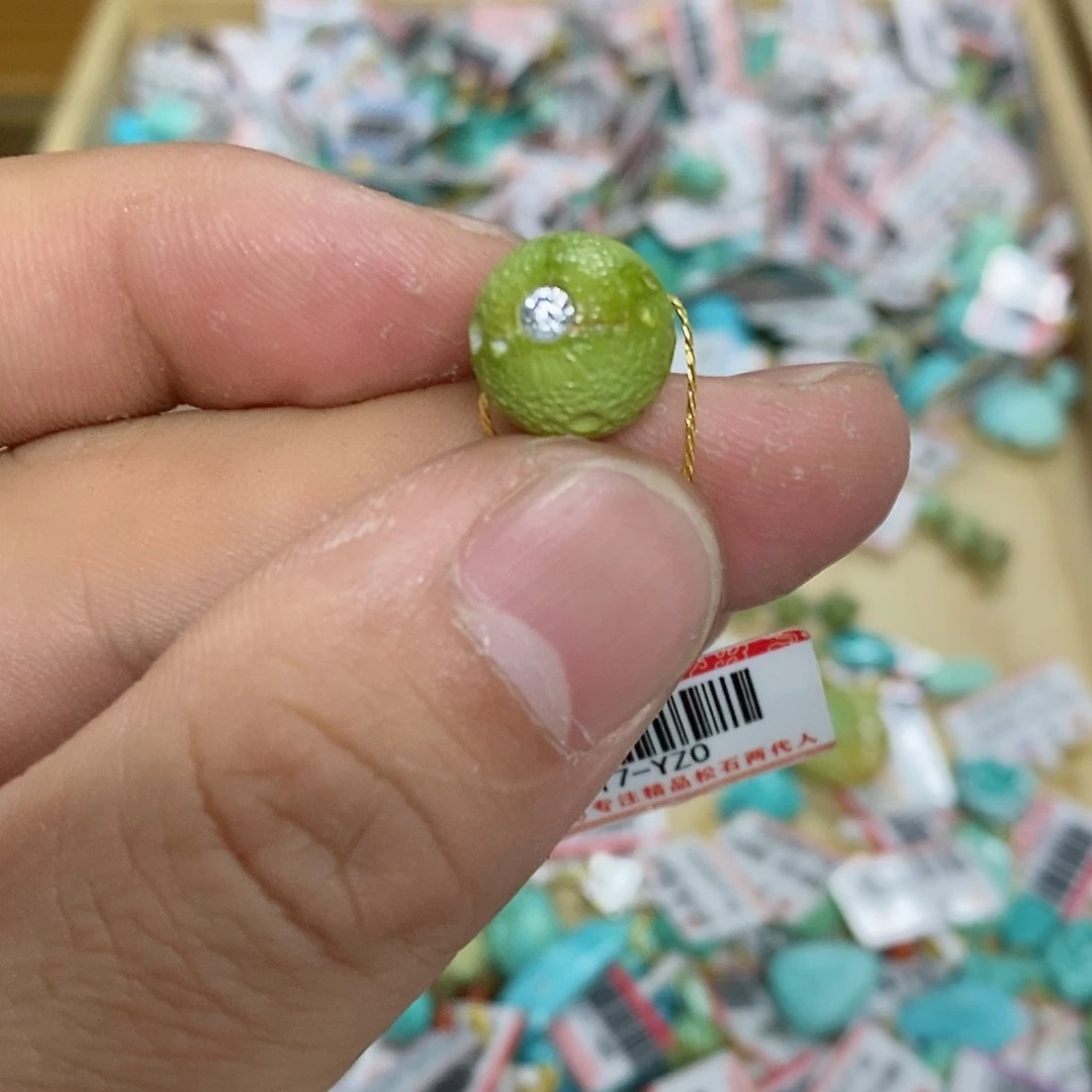 绿松石珠宝奇石未镶嵌