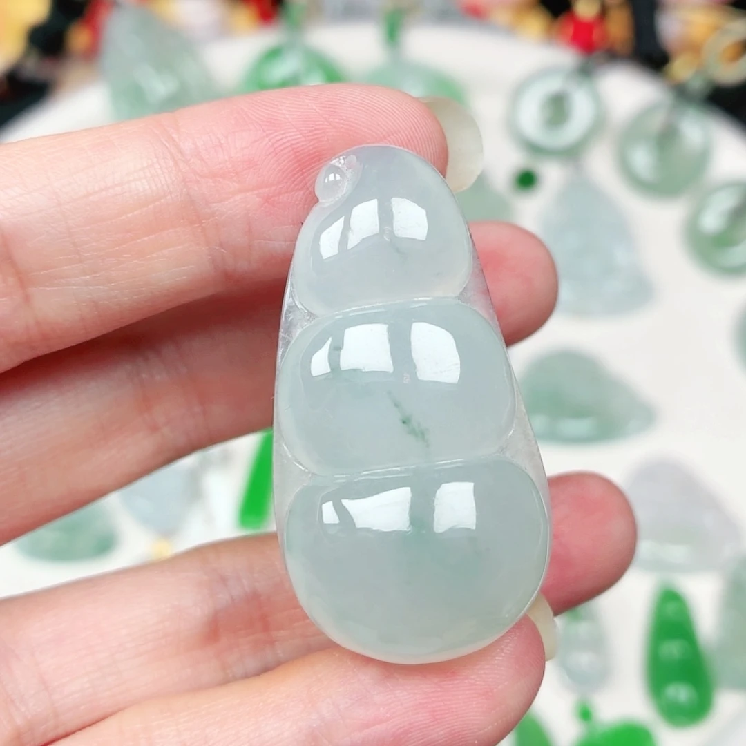 翡翠未镶嵌颈饰缅甸天然A货翡翠