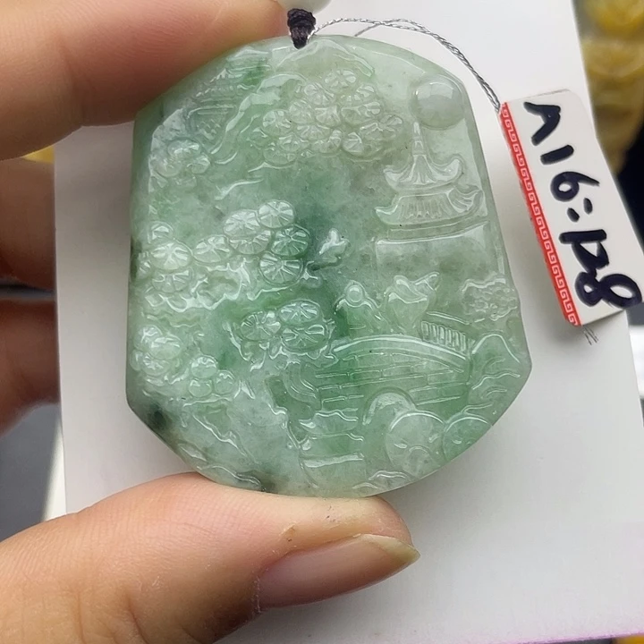 翡翠未镶嵌颈饰天然翡翠