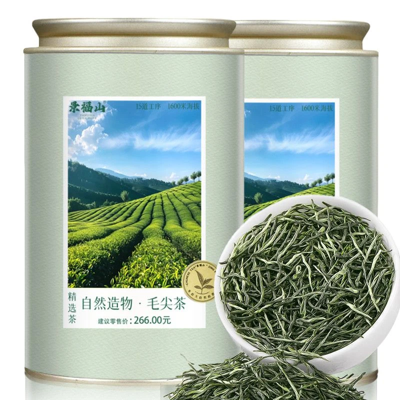 【汤色黄绿明亮】毛尖绿茶谷雨前正宗耐泡高山浓香型耐泡绿茶自己喝