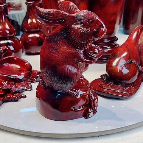 惠***龙木桌面工艺品摆件