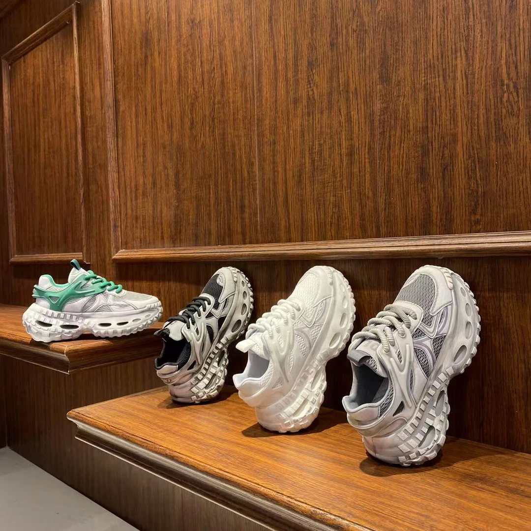 【X.K潮鞋社】DL 新款老爹鞋【男女同款】单网设计  柔软舒适透气性好