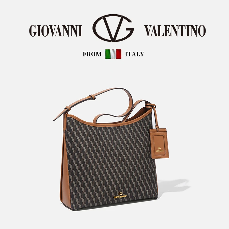 【菲菲专属】GIOVANNI VALENTINO/卓凡尼·华伦天奴经典托特包
