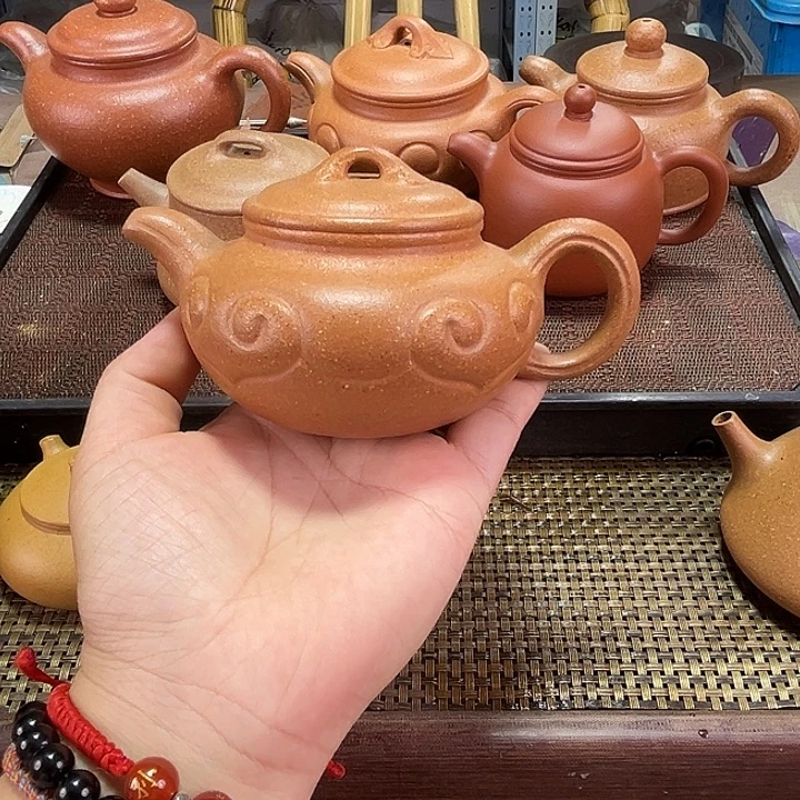 紫砂茶壶仿古如意180