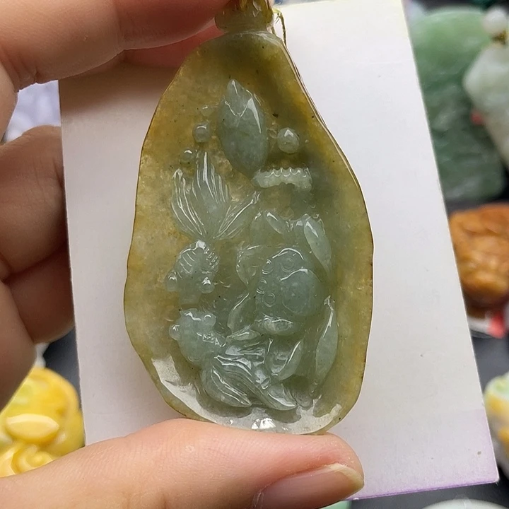 翡翠未镶嵌颈饰天然翡翠