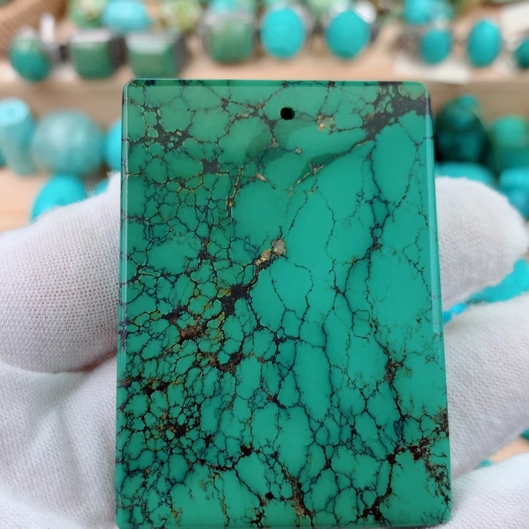 未镶嵌绿松石珠宝奇石43-8.3-60.2mm