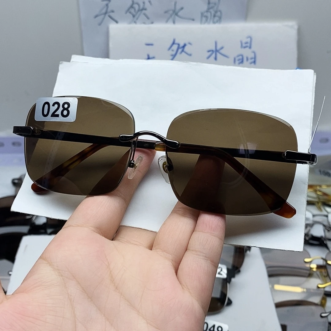 刚***木分体式高档水晶眼镜 028K