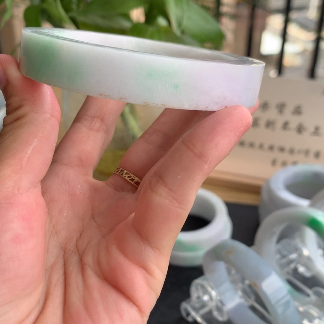 定制翡翠手镯未镶嵌61-62