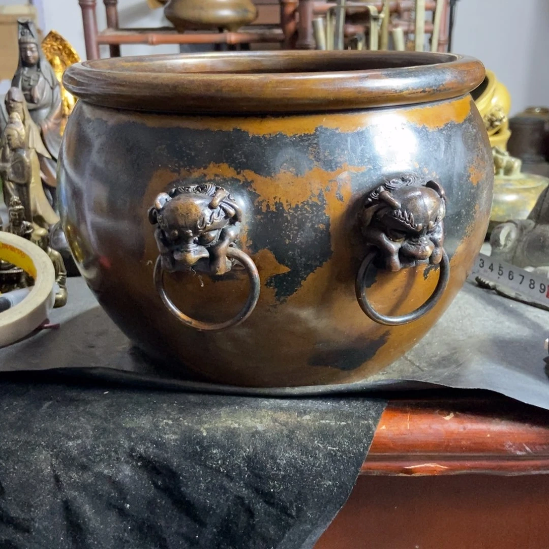 铜器工艺品摆件香炉摆件