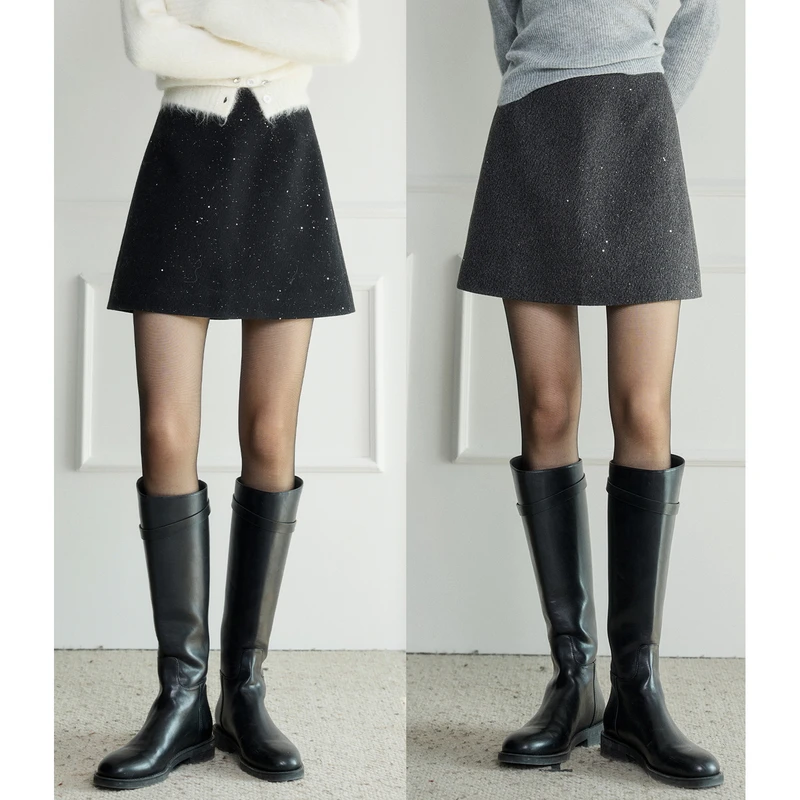 【璀璨星河裙】树皮皱肌理面料女装半身裙FX4BQ1759-A