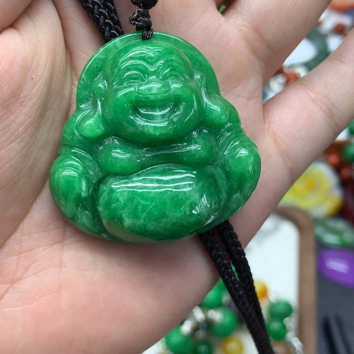 翡翠未镶嵌颈饰吊坠