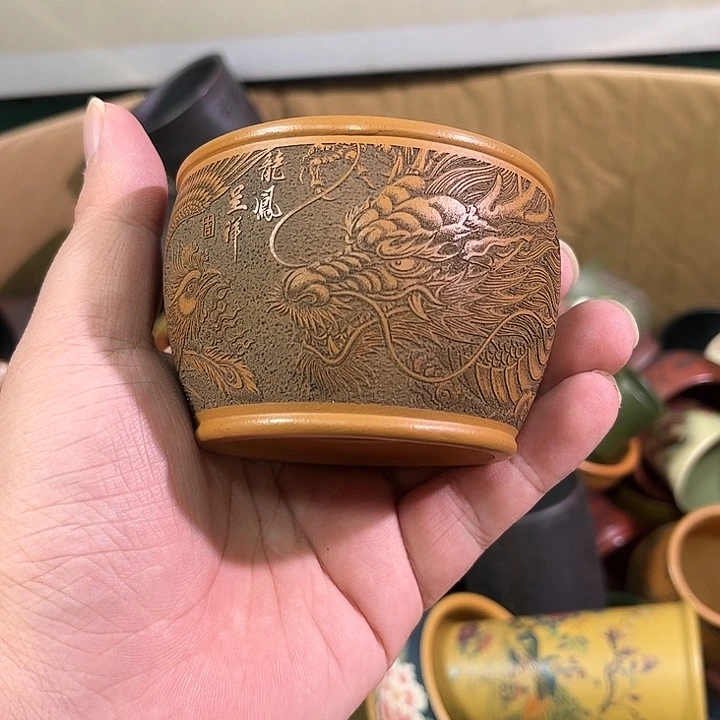 茶杯紫砂全手工紫砂主人杯