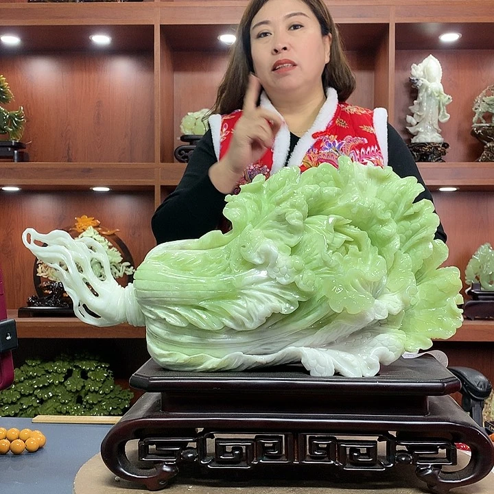 【闪购商品】蛇纹石玉（覆膜）珠宝奇石未镶嵌毓**然