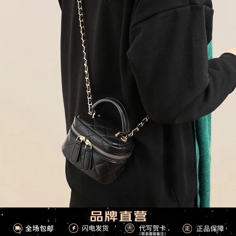 Viney真皮包包女斜挎包2025链条手提单肩包生日礼物送女友送老婆